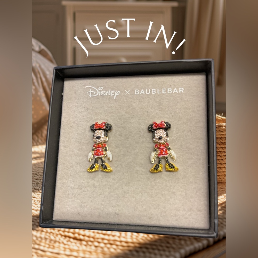 Disney x BaubleBar Minnie Mouse Earrings